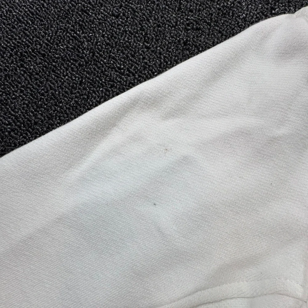 Lululemon Fleece Quilted Be True Full Zip‎ Jacket Women's 10 White Button Collar
